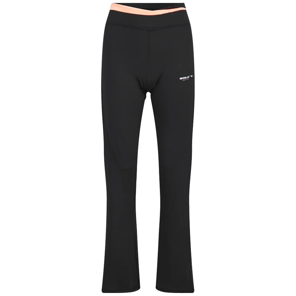 Gola Women's Lexi Dance Pants - Black/Coral - UK 8 - Zwart Afbeelding 1