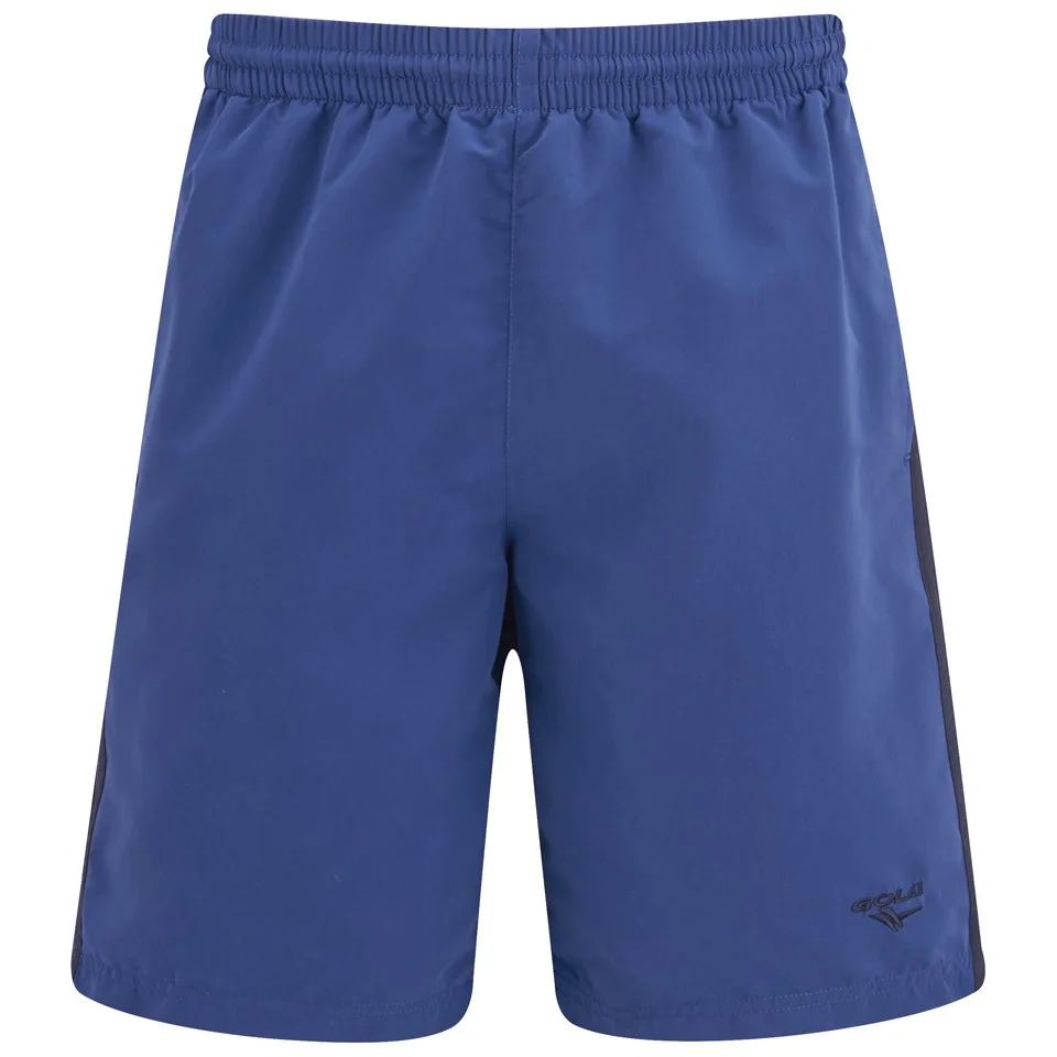 Gola Men's Park Woven Training Shorts - True Blue/Navy - S - Blauw Afbeelding 1