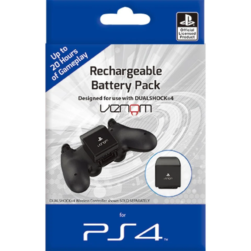 PS4 Rechargeable Battery Pack - Black Afbeelding 1
