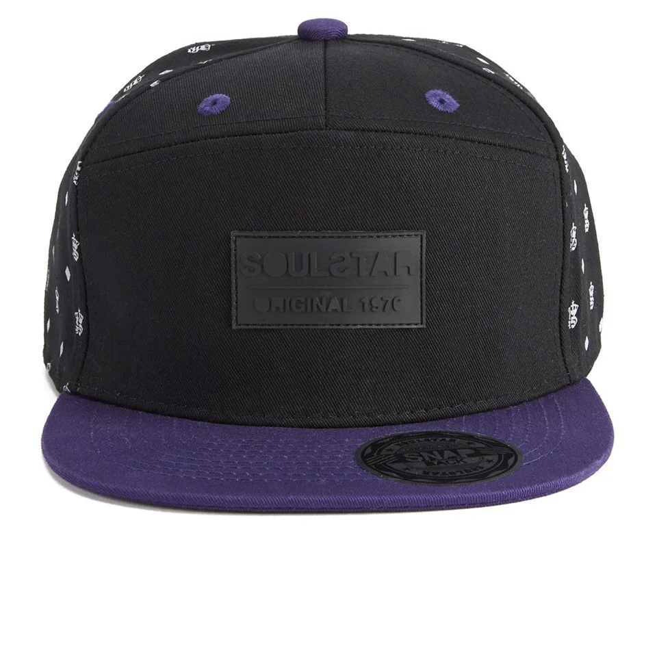 Soul Star Men's MH SSTR Cross Cap - Black - 57 - Zwart Afbeelding 1