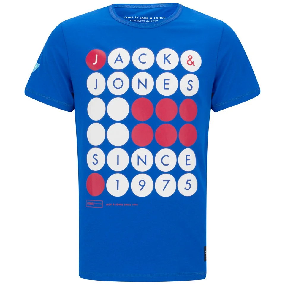 Jack & Jones Men's Colour T-Shirt - Turkish Sea - S - Blauw Afbeelding 1