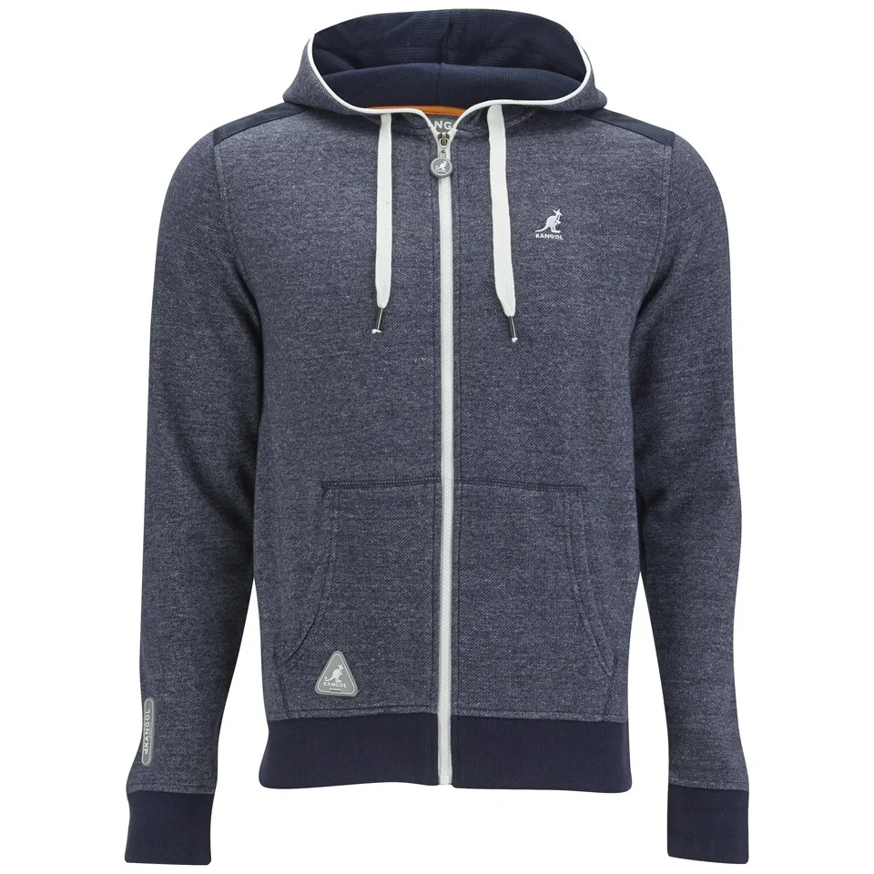 Kangol Men's Gander Hoody - Navy Marl - S - Navy blauw Afbeelding 1
