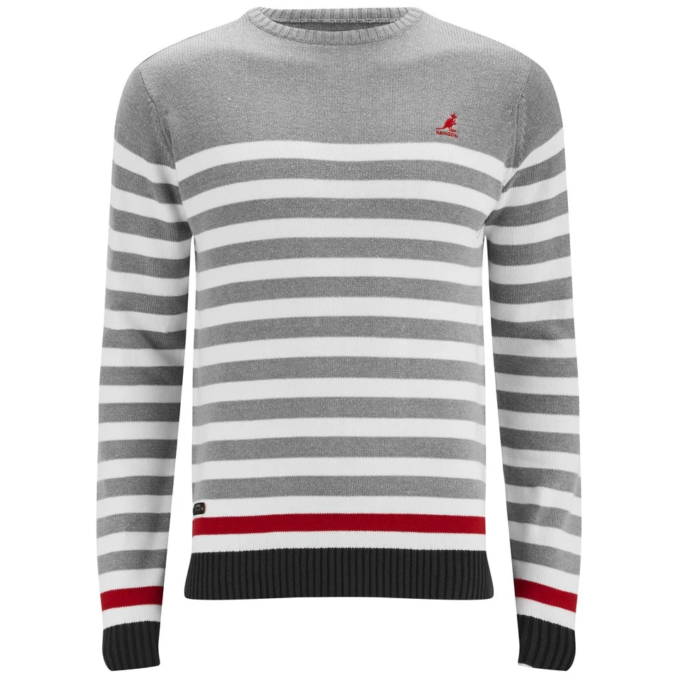Kangol Men's Cranfield Knitted Jumper - Grey Marl - S - Grijs Afbeelding 1