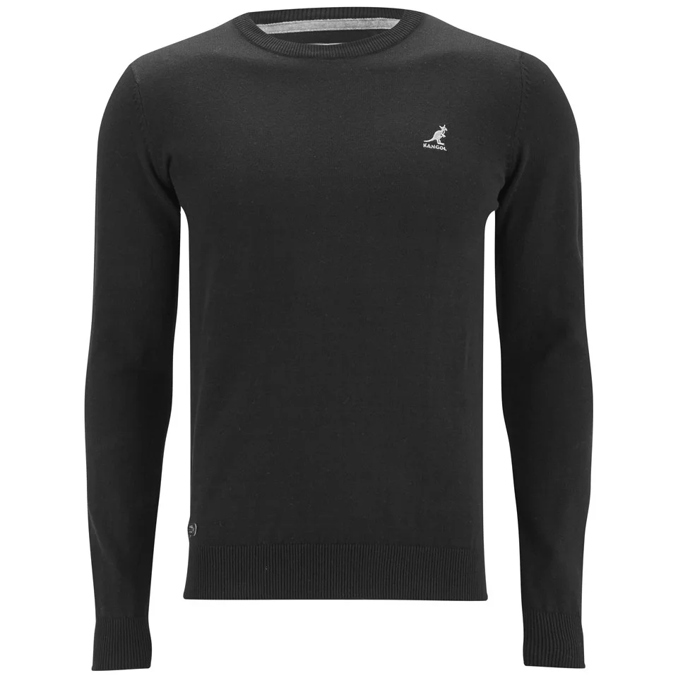Kangol Men's Drem Knitted Jumper - Black - S - Zwart Afbeelding 1