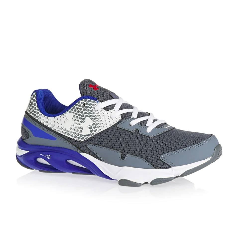 Under Armour Men's Spine HL Training Shoes - Gravel/Team Royal/White - UK 6 - Grey/Blue/White Afbeelding 1