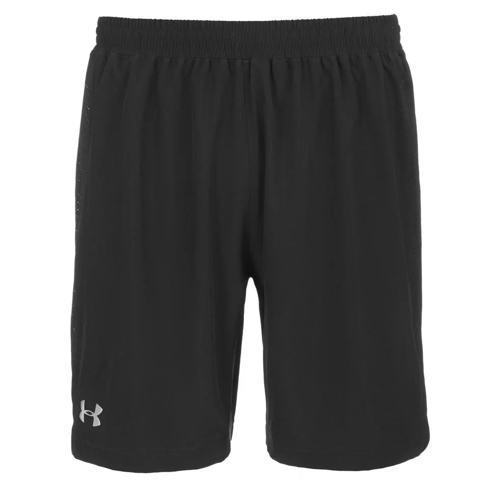 Under Armour Men's Launch 7 Inch 2 In 1 Running Shorts - Black/Reflective - S - Zwart Afbeelding 1