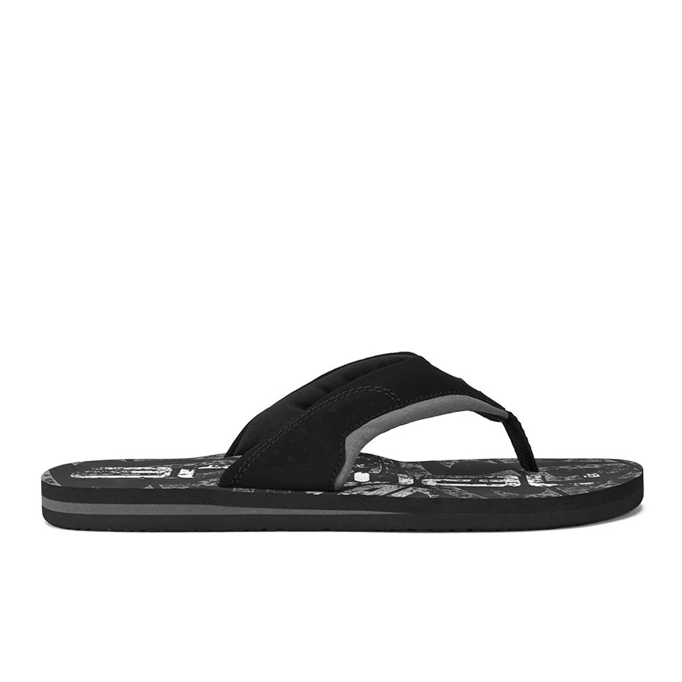 Animal Men's Jekyl Logo Flip Flops - Black - UK 7 - Zwart Afbeelding 1