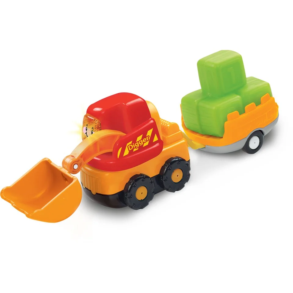 Vtech Toot-Toot Drivers Digger and Trailer Afbeelding 1