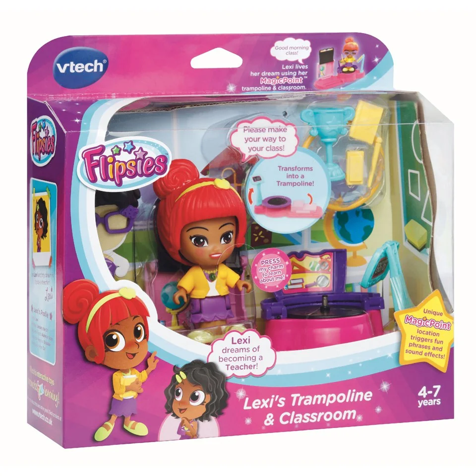 Vtech Flipsies Lexi's Football Goal and Classroom Afbeelding 1