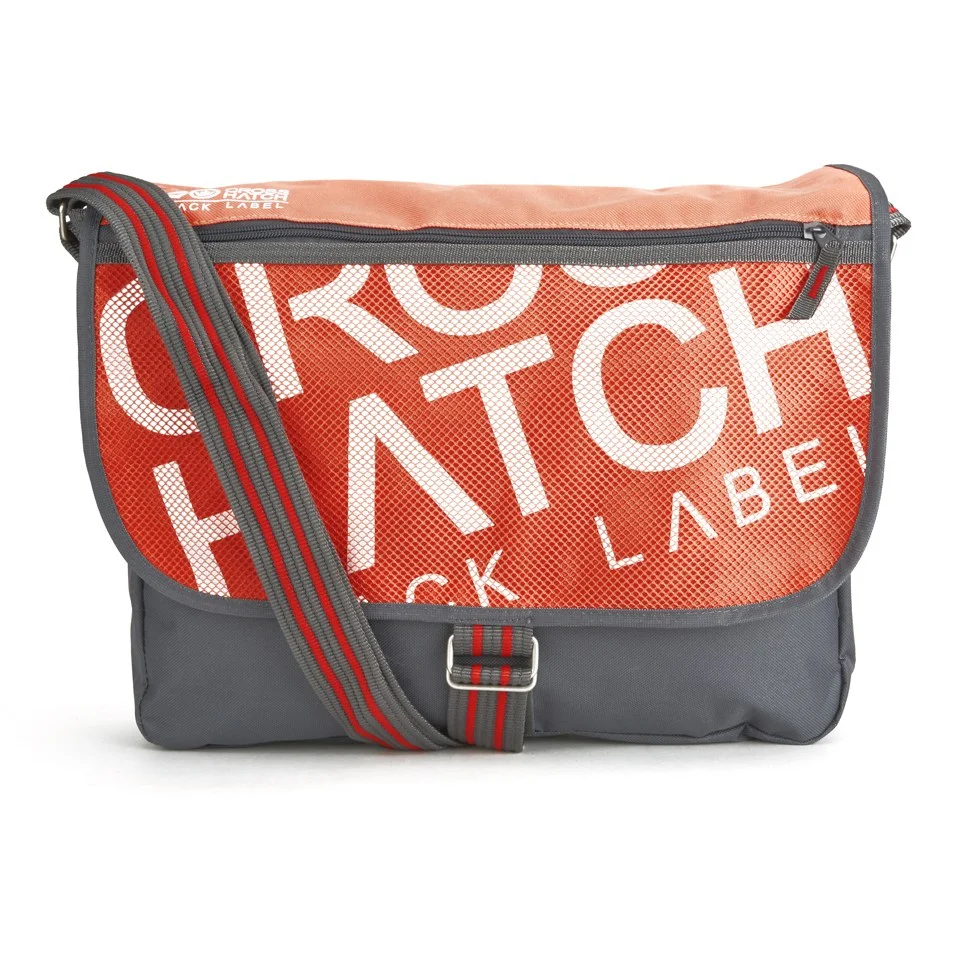 Crosshatch Men's Nabure Messenger Bag - Magnet/Flame Afbeelding 1