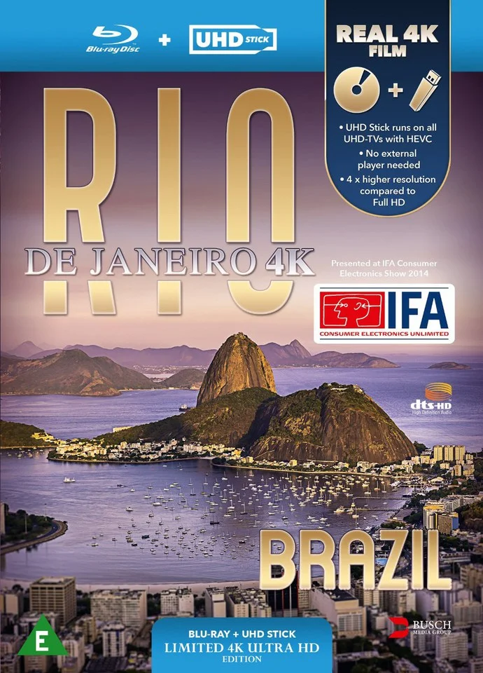 Rio De Janeiro, Brazil - 4K Ultra HD Stick & Disc (Includes 3D) Afbeelding 1