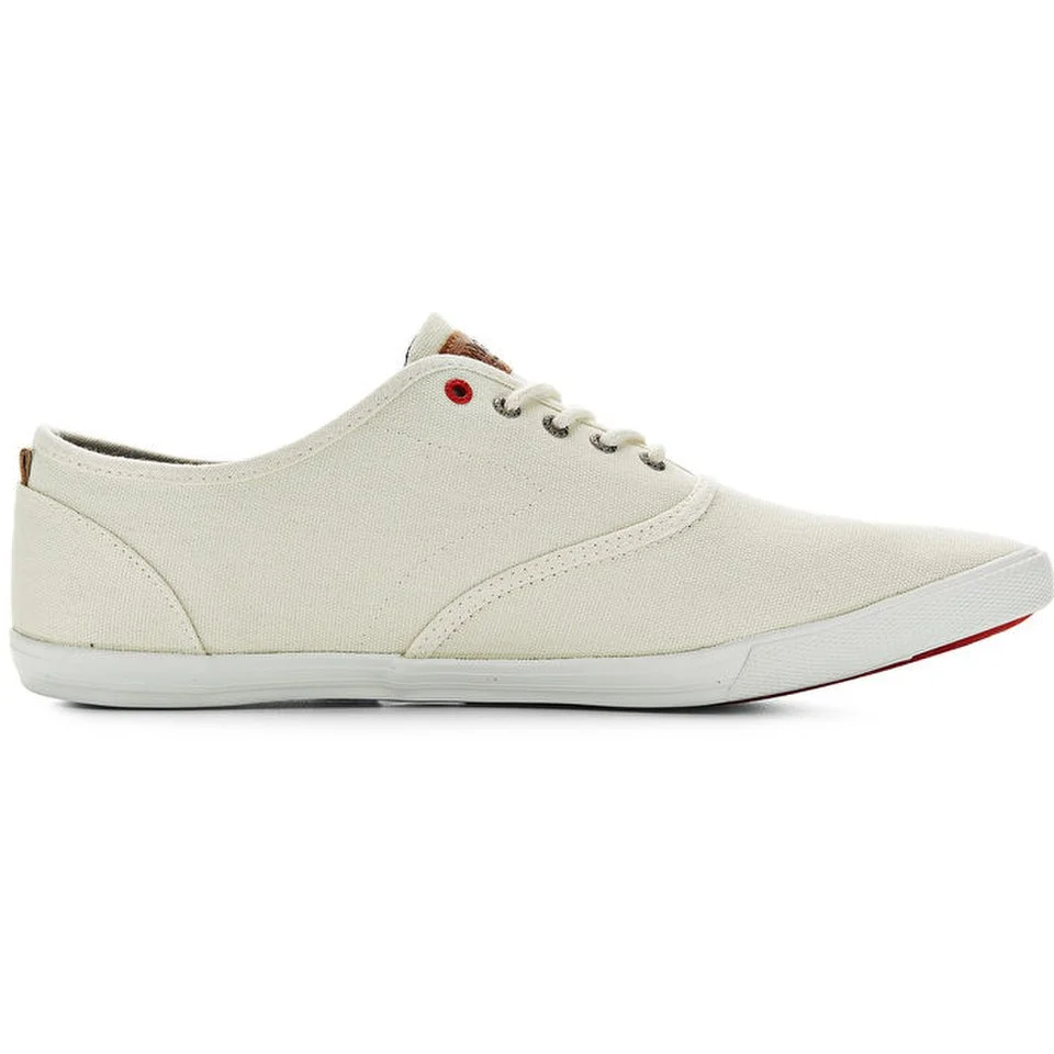 Jack & Jones Men's Spider Basic Canvas Trainers - White - UK 6 - Wit Afbeelding 1