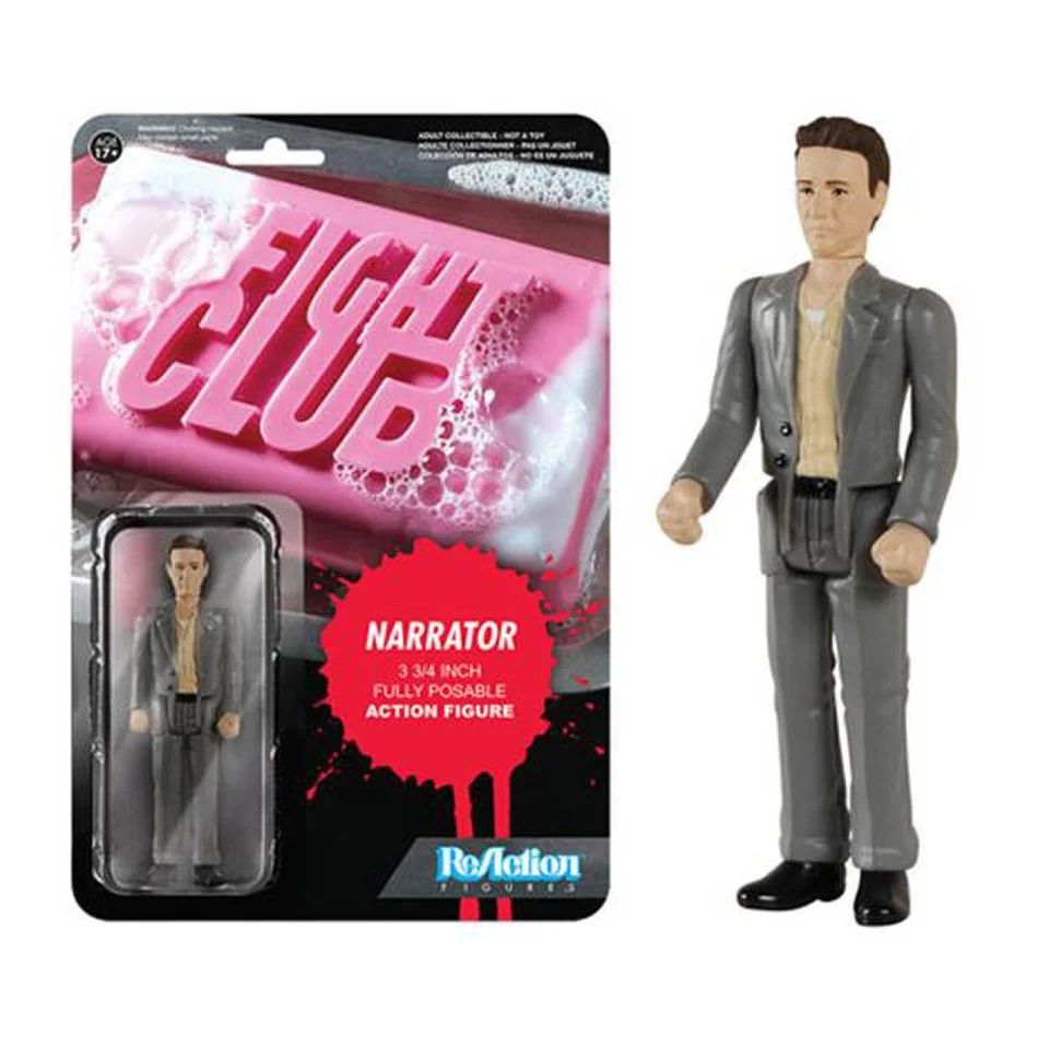 ReAction Fight Club Narrator 3 3/4 Inch Action Figure Afbeelding 1