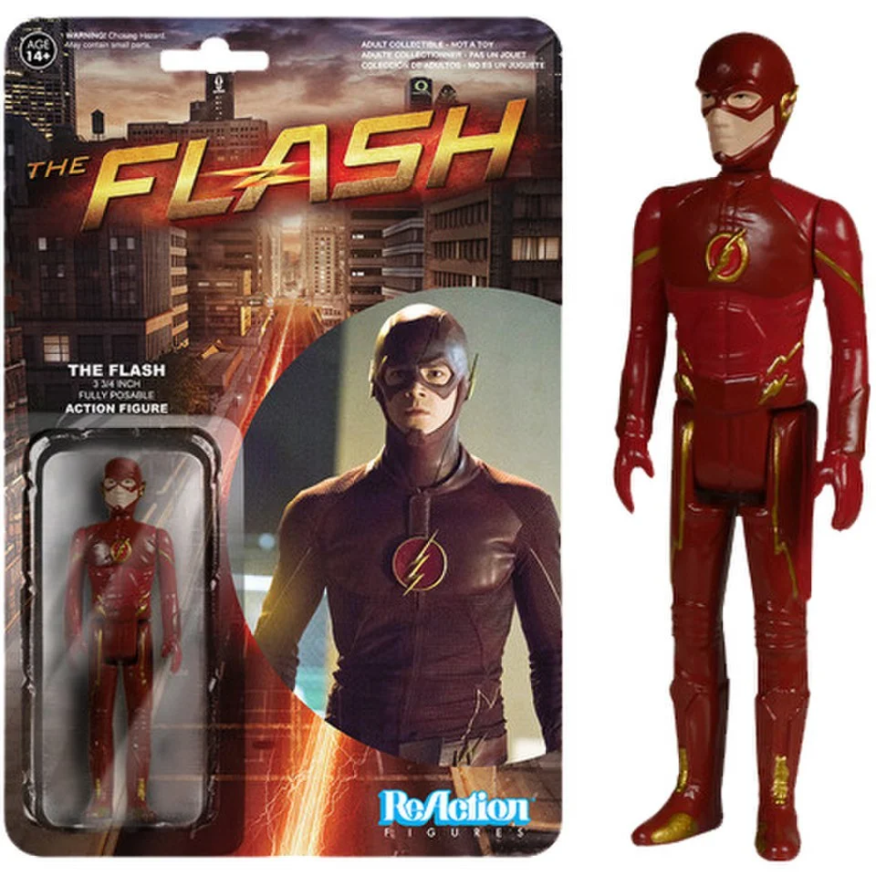 ReAction DC Comics Flash 3 3/4 Inch Action Figure Afbeelding 1