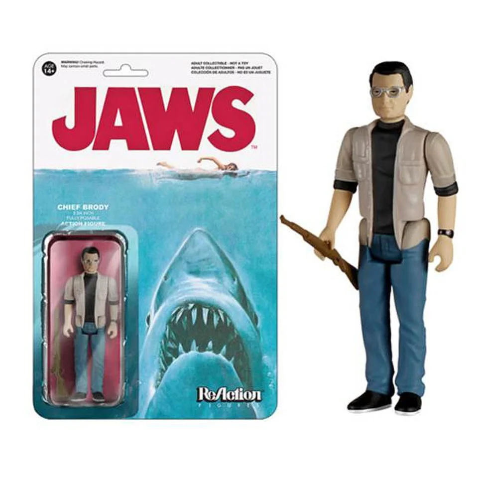 ReAction Jaws Martin Brody 3 3/4 Inch Action Figure Afbeelding 1