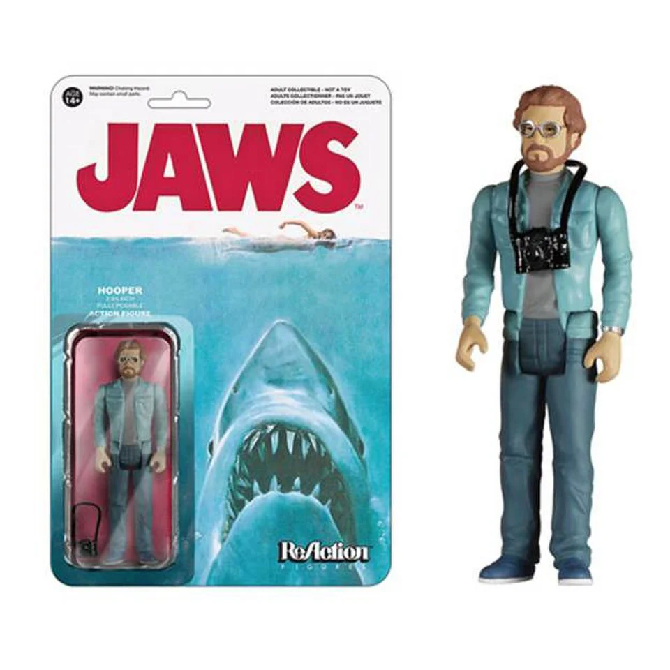 ReAction Jaws Matt Hooper 3 3/4 Inch Action Figure Afbeelding 1