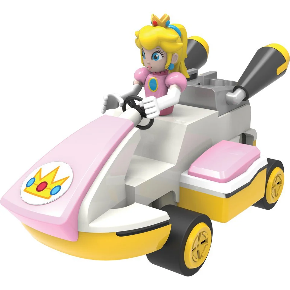 K'NEX Mario Kart: Princess Peach Kart Building Set (38726) Afbeelding 1