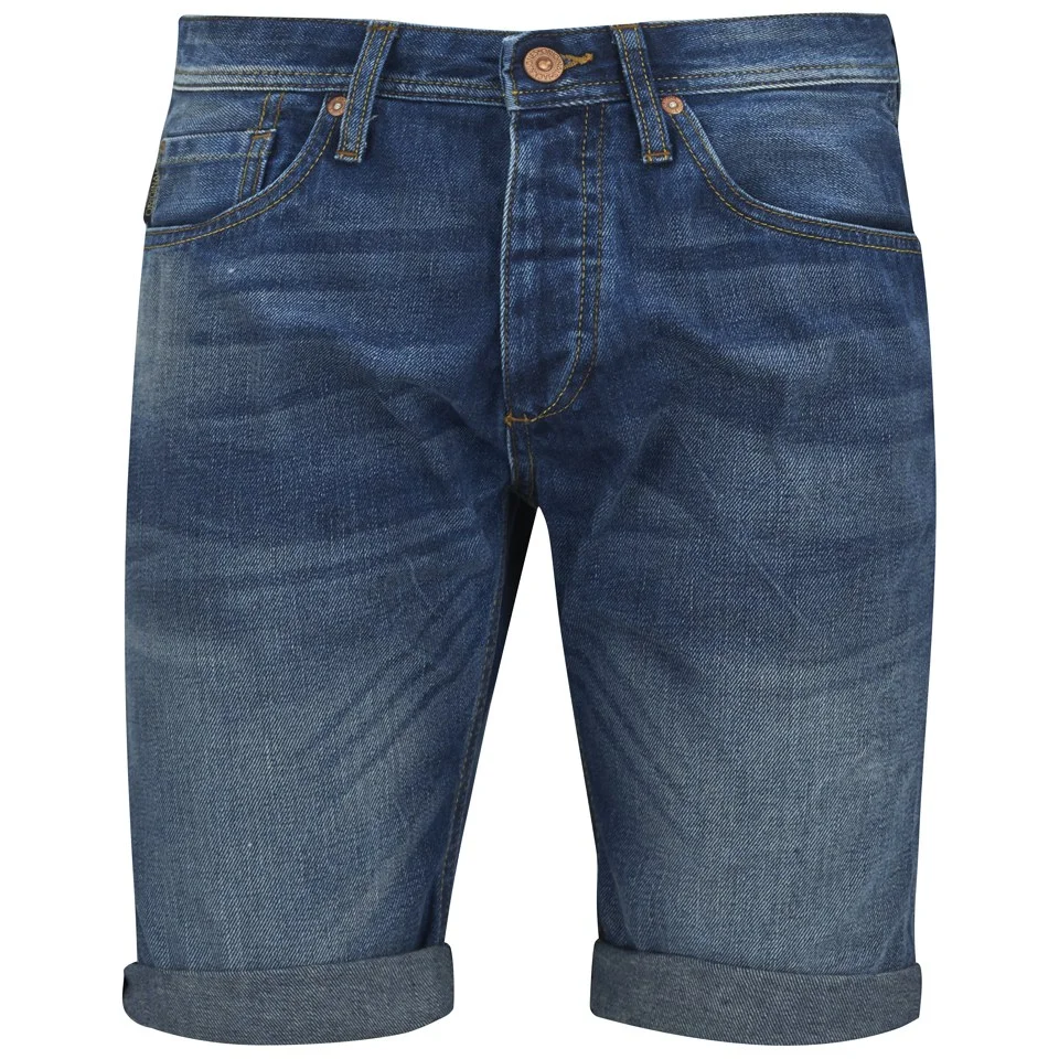 Jack & Jones Men's Rick Original Shorts - Mid Blue - S - Blauw Afbeelding 1