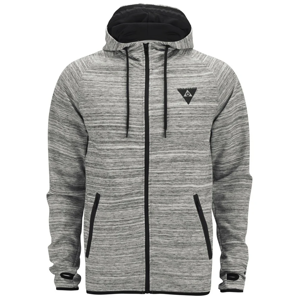 Jack & Jones Men's Chad Hoody - Treated White - S - Wit Afbeelding 1