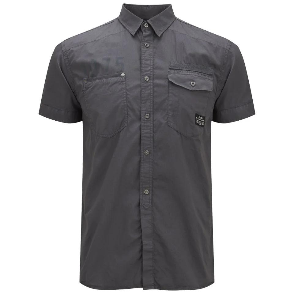 Jack & Jones Men's Short Sleeved Bade Shirt - Grey - S - Grijs Afbeelding 1