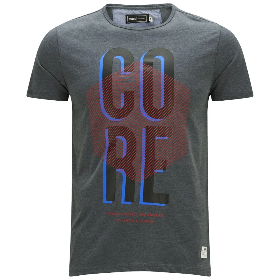 Jack & Jones Men's Core Now T-Shirt - Turbulence - S - Blauw Afbeelding 1
