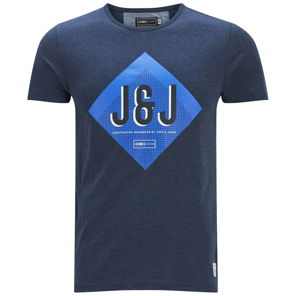 Jack & Jones Men's Core Now T-Shirt - Dress Blue - S - Blauw Afbeelding 1