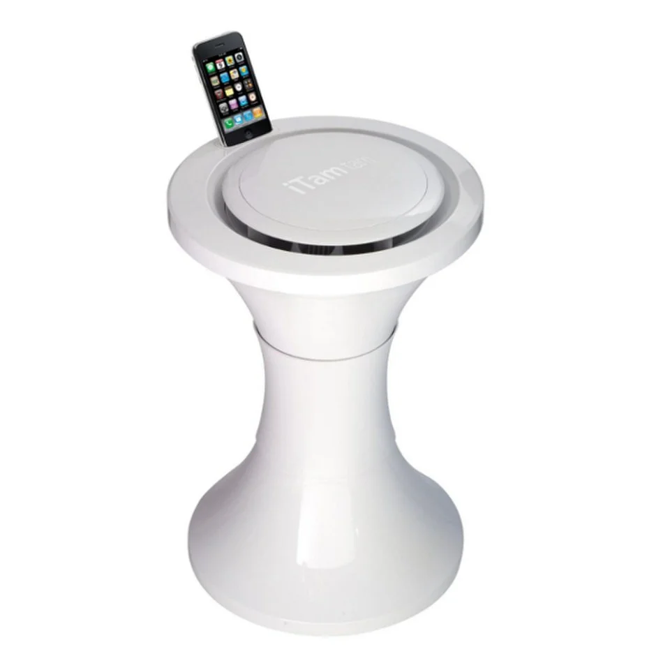 iTamTam M1 Vogue Speaker Dock With Lightning Dock Included - White Afbeelding 1