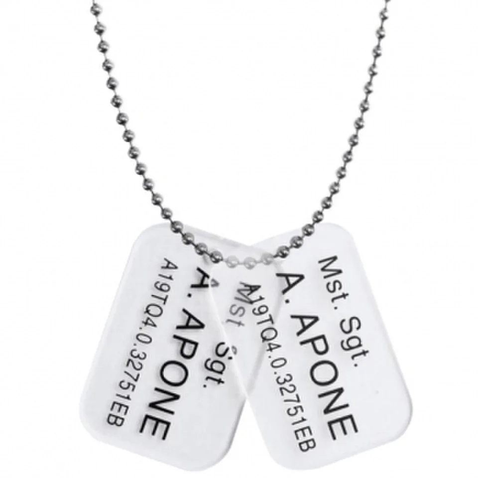 Hollywood Collectibles Aliens Colonial Marine Mst. Sgt. A. Apone Dog Tags Afbeelding 1