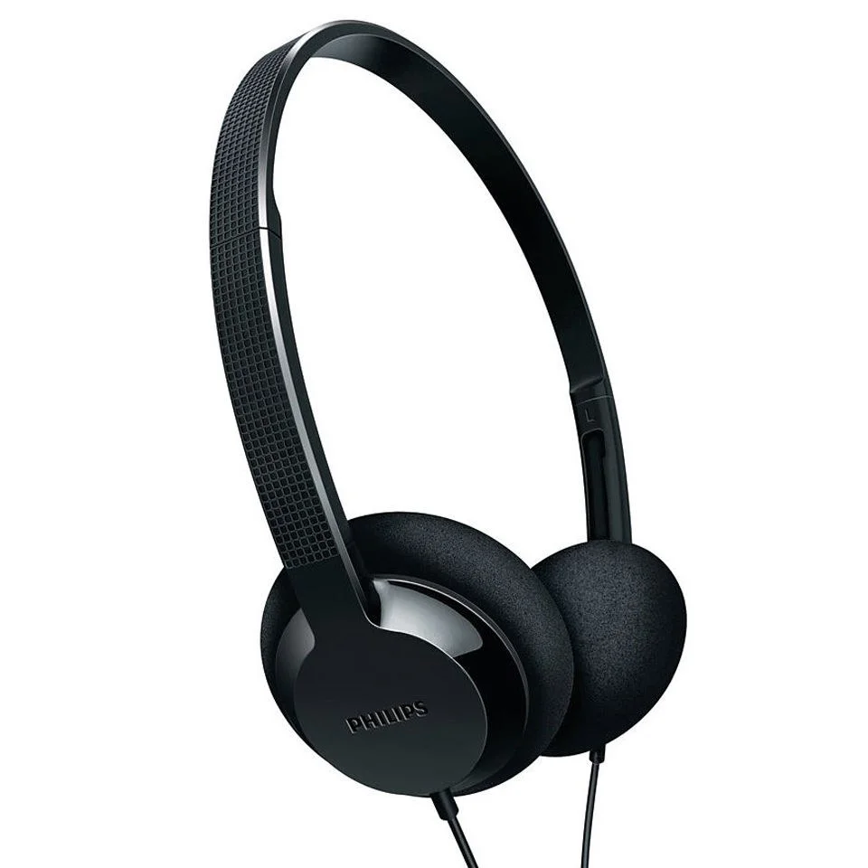 Philips SHL1000/10 Lightweight Headphones - Black - Grade A Refurb Afbeelding 1