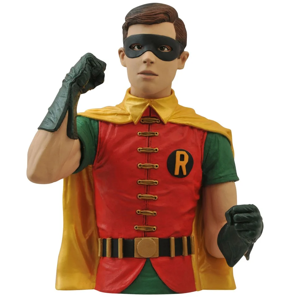 Diamond Select DC Comics Batman 1966 Robin Bust Bank Afbeelding 1