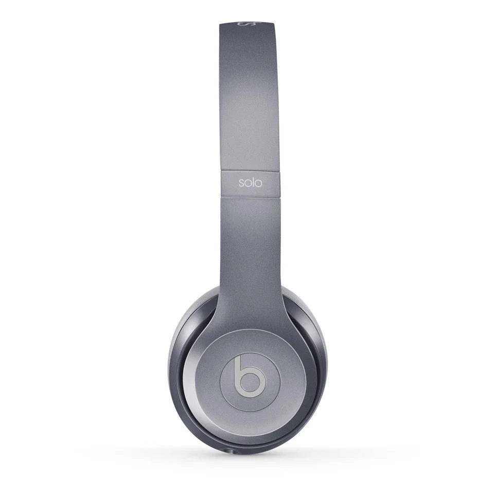 Beats by Dr. Dre: Solo 2.0 Headphones Including Mic - Silver Afbeelding 1