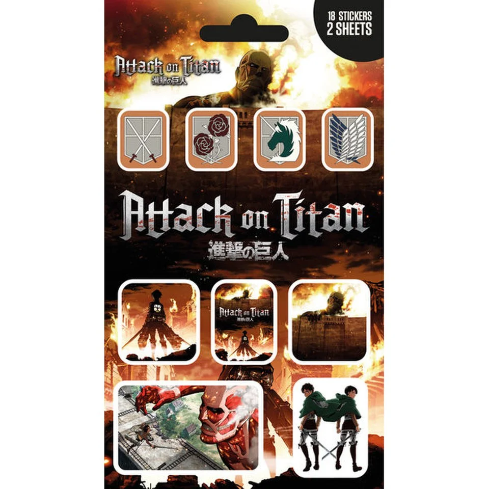 Attack on Titan Mix - Sticker Afbeelding 1