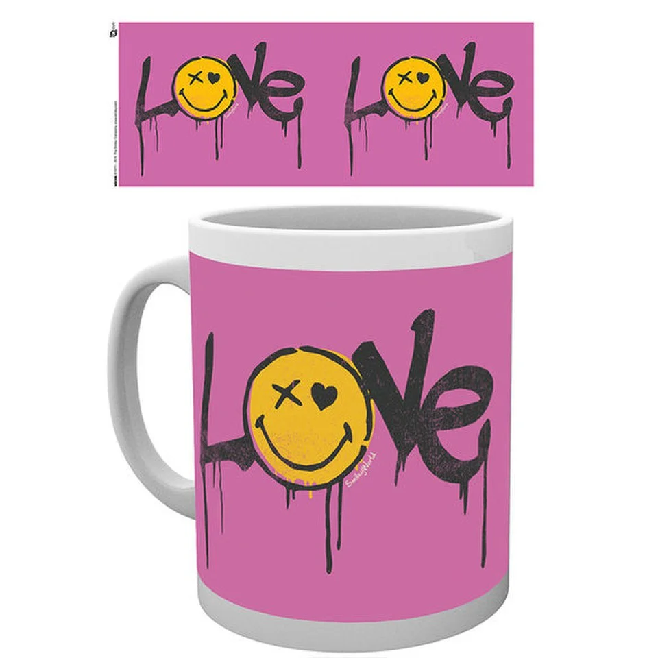 Smiley Paint Love Mug Afbeelding 1
