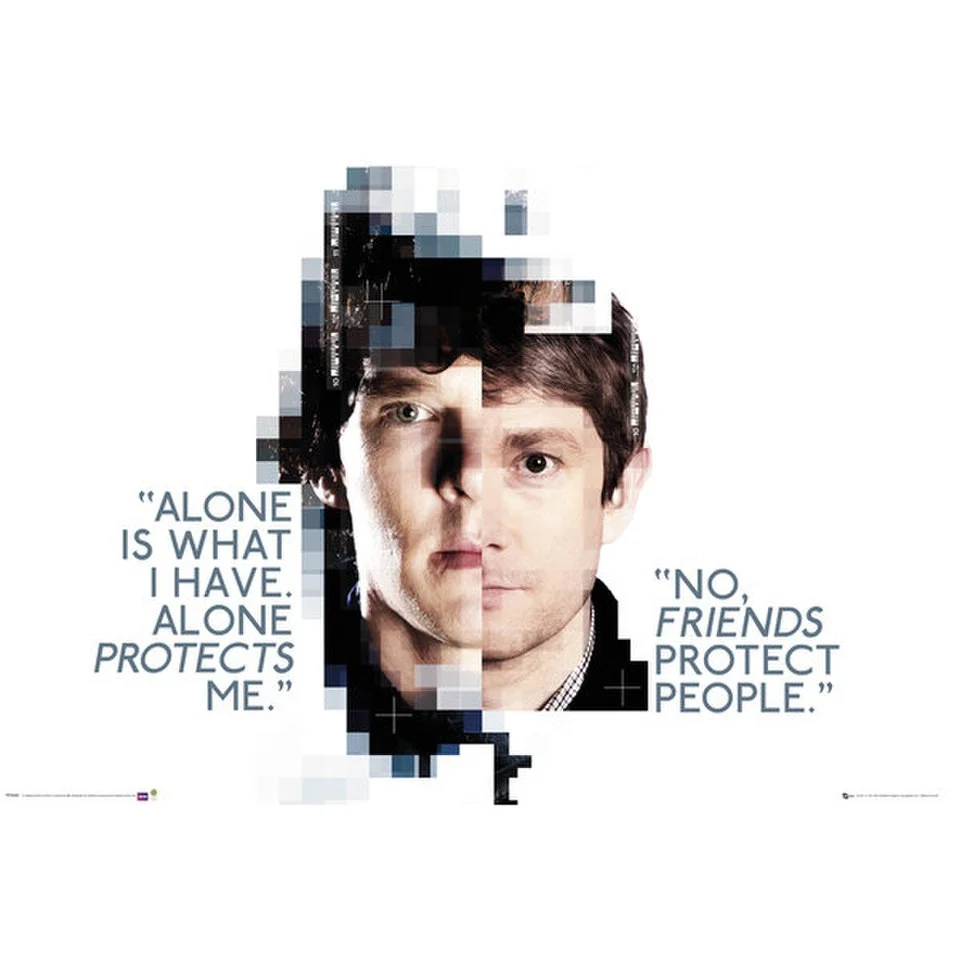 Sherlock Faces - Maxi Poster - 61 x 91.5cm Afbeelding 1