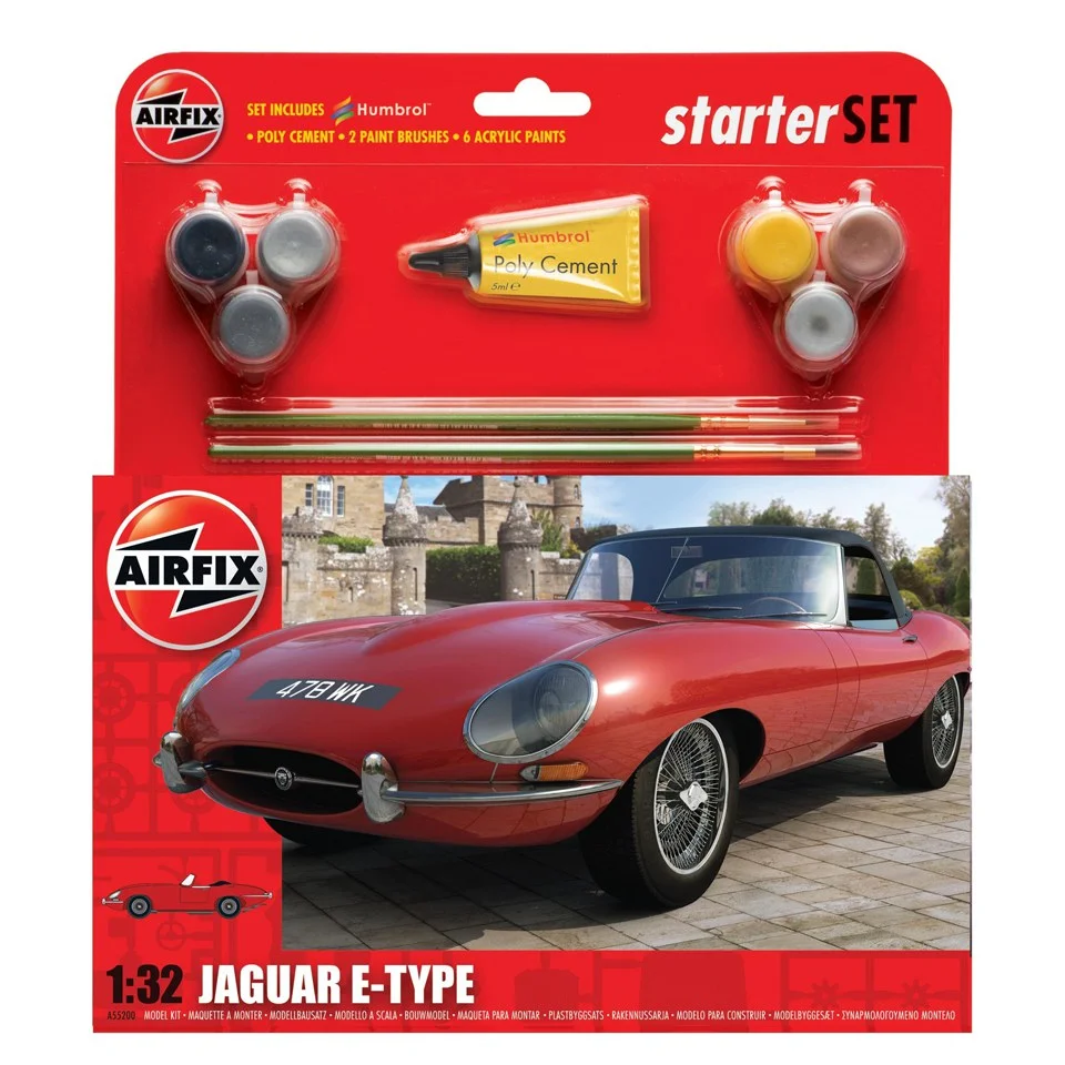 Airfix Jaguar "E" Type Afbeelding 1