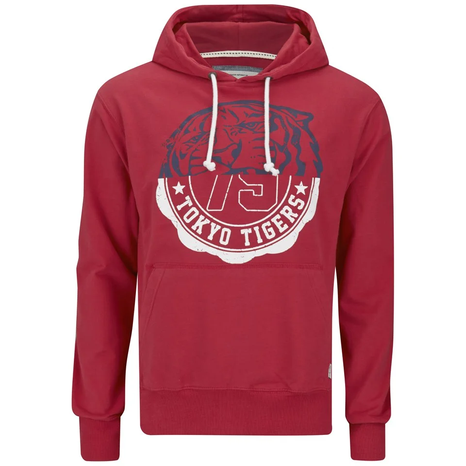 Tokyo Tigers Men's Ducos Hoody - Ribbon Red - S - Rood Afbeelding 1