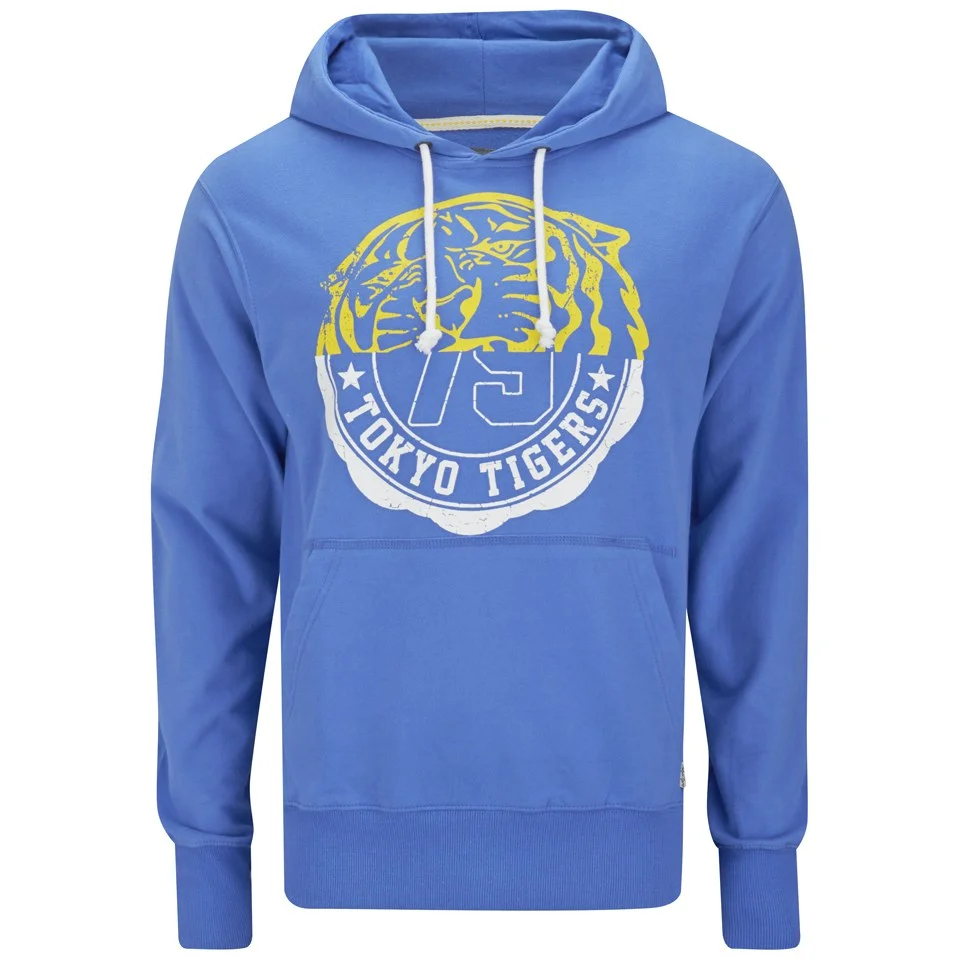 Tokyo Tigers Men's Ducos Hoody - Vallarta Blue - S - Blauw Afbeelding 1
