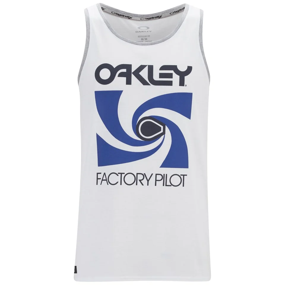 Oakley Men's Alley-Oop Tank Top - White - M - Wit Afbeelding 1