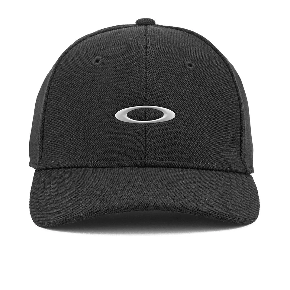 Oakley Men's Silicon Oakley Cap 2.0 - Black - S-M - Zwart Afbeelding 1
