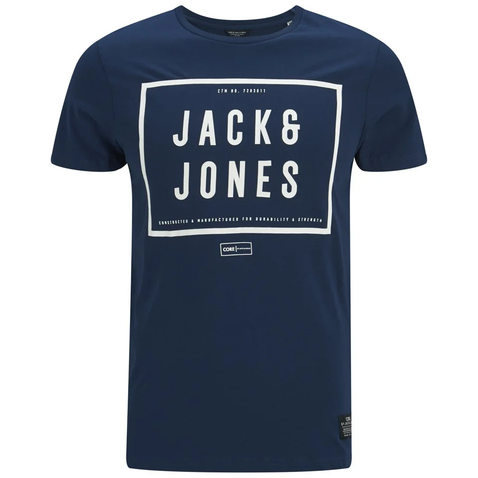 Jack & Jones Men's Core Fresh T-Shirt - Dress Blues - S - Blauw Afbeelding 1