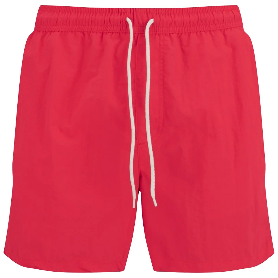 Jack & Jones Men's Originals Malibu Swim Shorts - Fiery Coral - S - Koraalrood Afbeelding 1