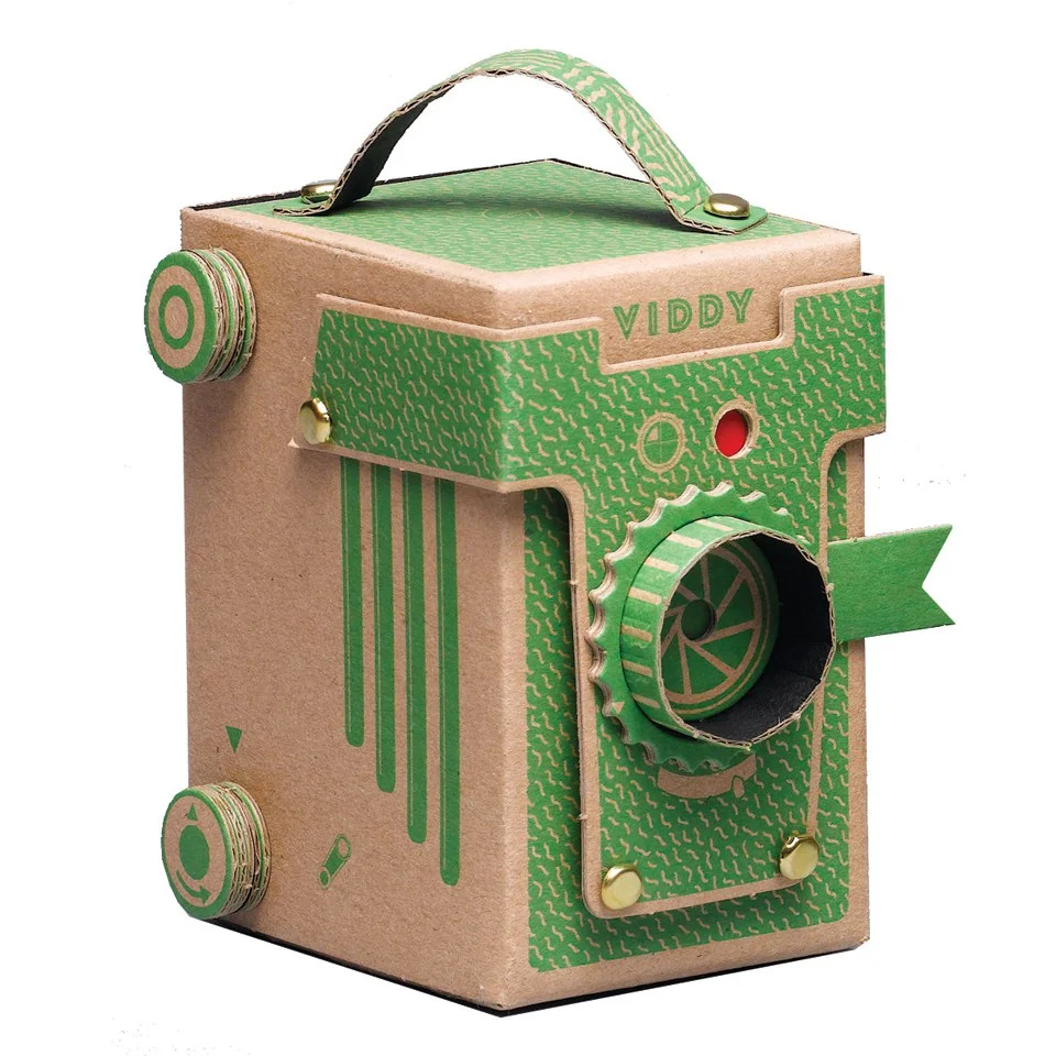Viddy Pop Up Pinhole Camera Kit - Green Afbeelding 1