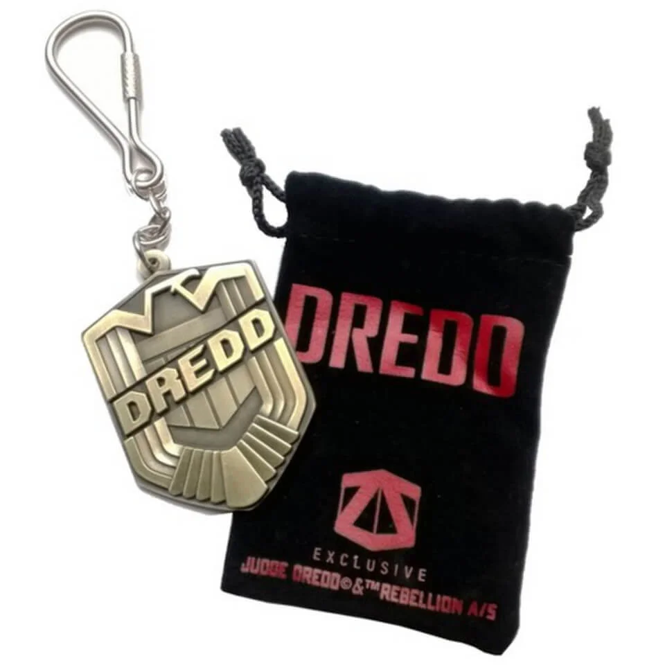 Judge Dredd Zavvi Exclusive Badge Key Chain Afbeelding 1