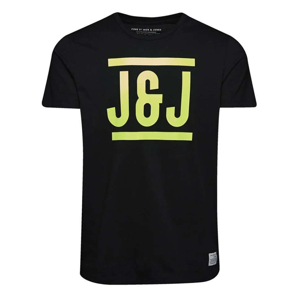 Jack & Jones Men's Core Fly T-Shirt - Black Coffee - S - Zwart Afbeelding 1