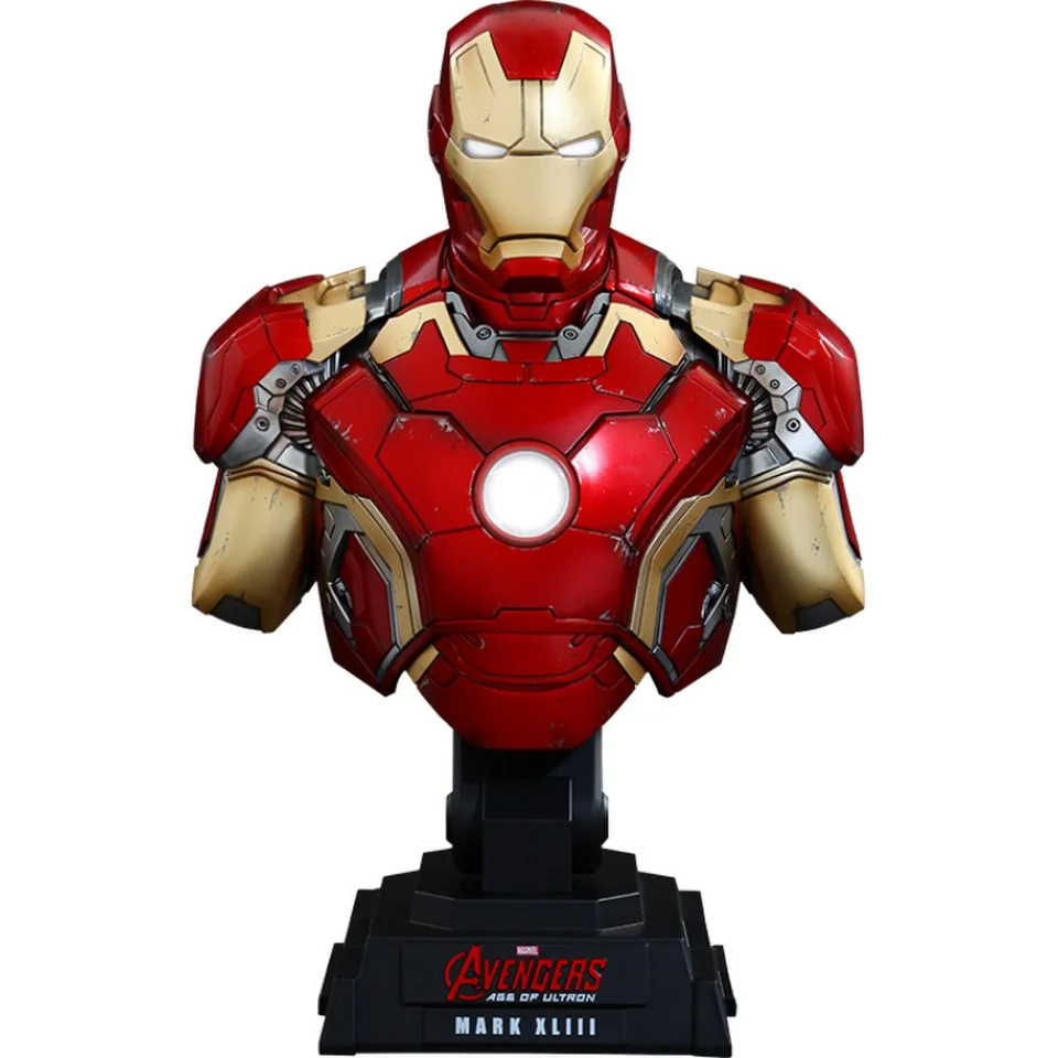 Hot Toys Marvel Age of Ultron Iron Man Mark XLIII 1:4 Scale Bust Afbeelding 1