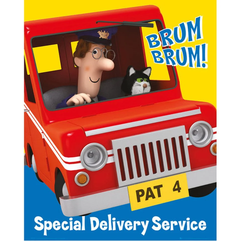 Postman Pat Brum Brum - Mini Poster - 40 x 50cm Afbeelding 1