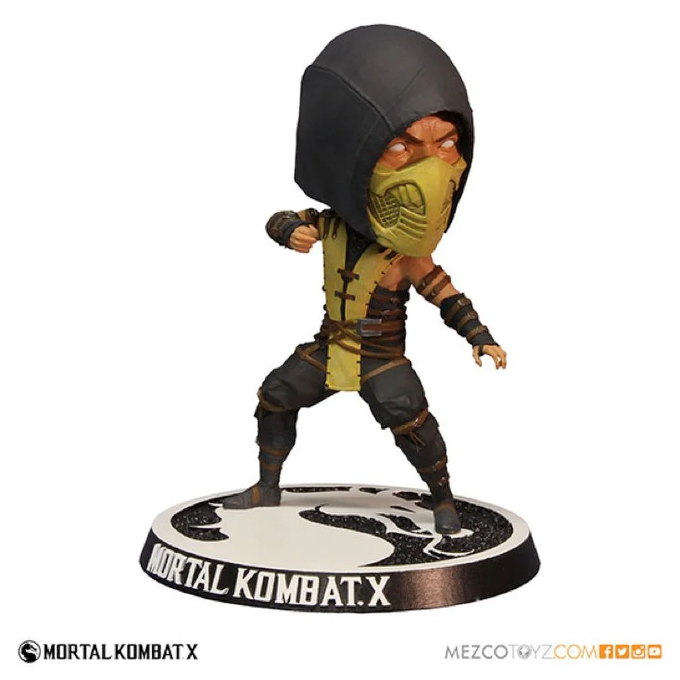 Mortal Kombat X Scorpian Bobble Head Action Figure Afbeelding 1