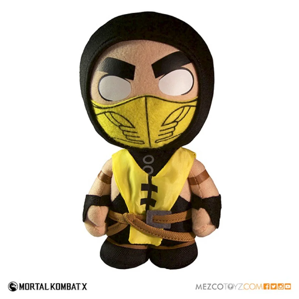 Mortal Kombat X Scorpion Plush Figure Afbeelding 1
