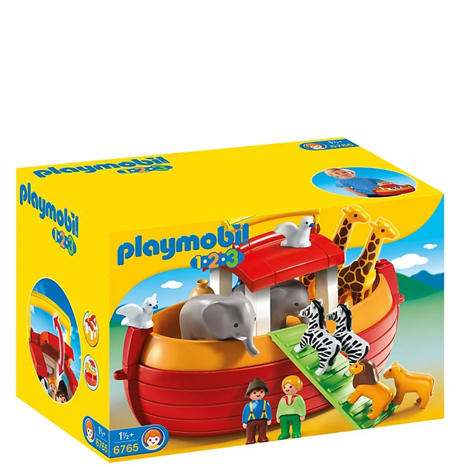 Playmobil 1.2.3 Meeneem Ark van Noach (6765) Afbeelding 1