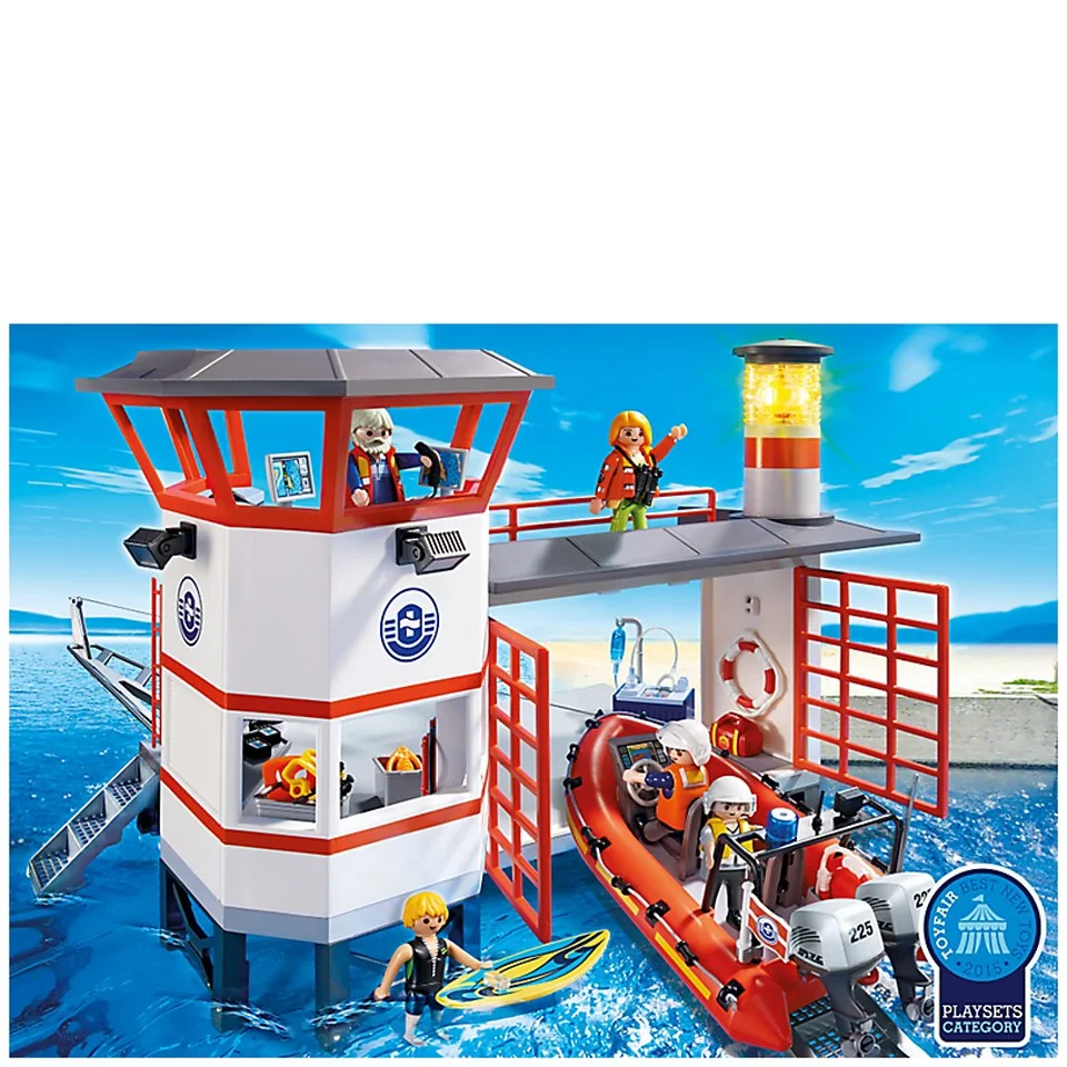 Playmobil Coast Guard Station with Lighthouse (5539) Afbeelding 1